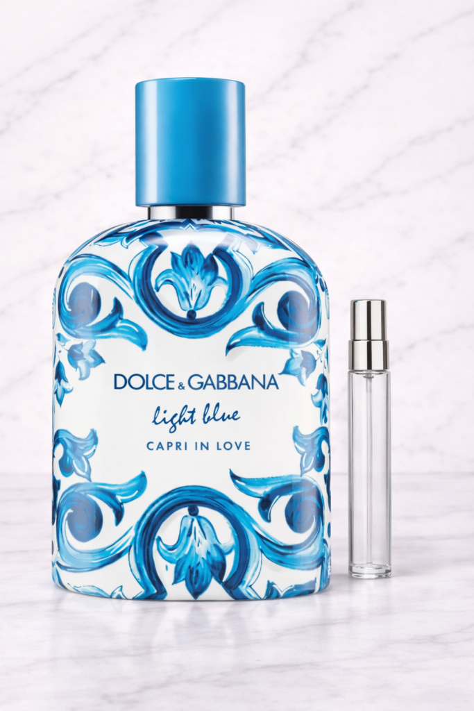 perfume light blue capri